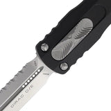 Microtech Auto Dirac D E OTF Knife Black 225-12 Serrated Dagger For EDC Enthusiasts by Microtech