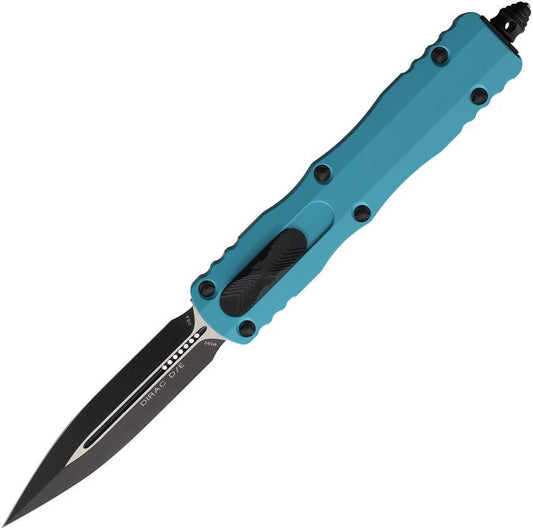 Microtech Auto Dirac D/E OTF Cyan 225-1CN by Microtech