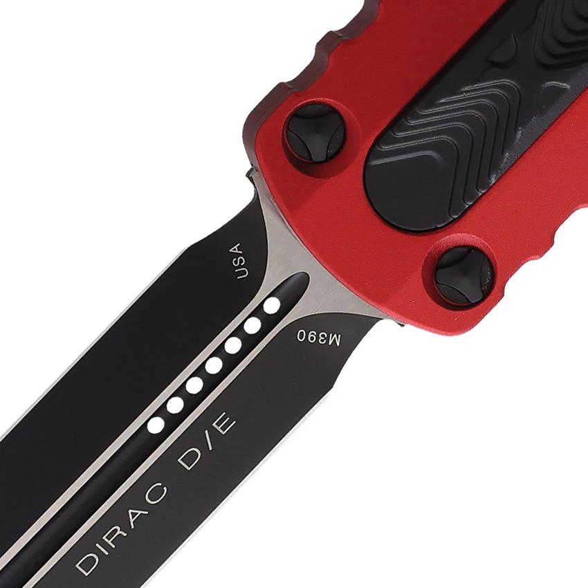 Microtech Auto Dirac Double Edge OTF Red Handle Premium EDC by Microtech