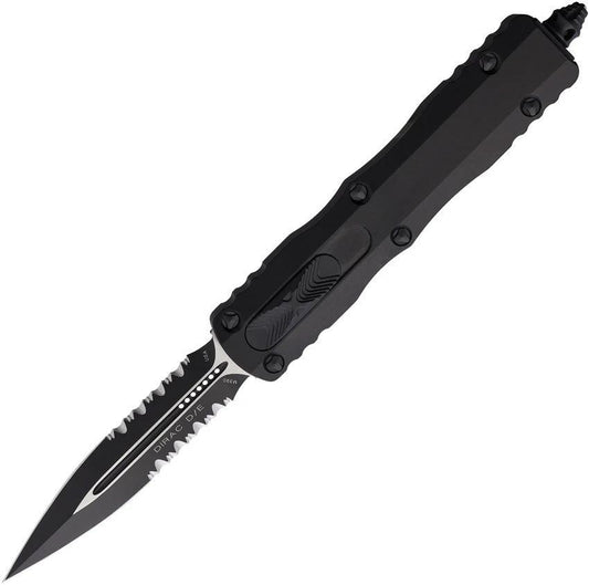 Microtech Auto Dirac D/E OTF Black 225-2T by Microtech
