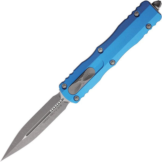 Microtech Auto Dirac Delta D E OTF Knife Automatic Opening For Tactical EDC Enthusiasts Turquoise Handle M390 by Microtech