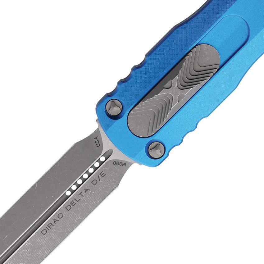 Microtech Auto Dirac Delta D E OTF Knife Automatic Opening For Tactical EDC Enthusiasts Turquoise Handle M390 by Microtech