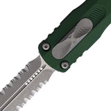 Microtech Auto Dirac Delta D E OTF Knife With Emerald Green Handle 3.79 Inch M390 Blade For Tactical Enthusiasts by Microtech