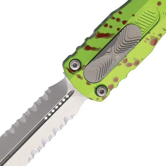 Microtech Auto Dirac Delta D E OTF Knife For EDC Enthusiasts With Zombie Tech Aluminum Handle Bohler M390 Blade by Microtech
