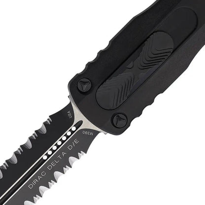 Microtech Auto Dirac Delta D E OTF Knife For Tactical EDC Enthusiasts With M390 Blade Glass Breaker Aluminum Handle by Microtech