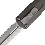 Microtech Auto Dirac Delta D E OTF Knife For EDC Enthusiasts Automatic Opening 3.79in M390 Gray Aluminum by Microtech