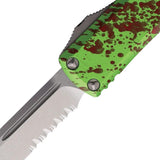Microtech UTX 85 Auto OTF Knife Zombie Tech Aluminum Handle Glass Breaker for Tactical EDC Enthusiasts by Microtech