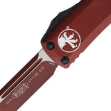 Microtech UTX-85 SE OTF Weathered Crimson Blade Aluminum Handle EDC Knife For Tactical Enthusiasts by Microtech