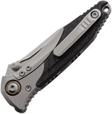 Microtech Socom Bravo Mini Framelock Knife Elite EDC Serrated 3.5 Inch Blade Titanium Handle Carbon Fiber Inlay by Microtech