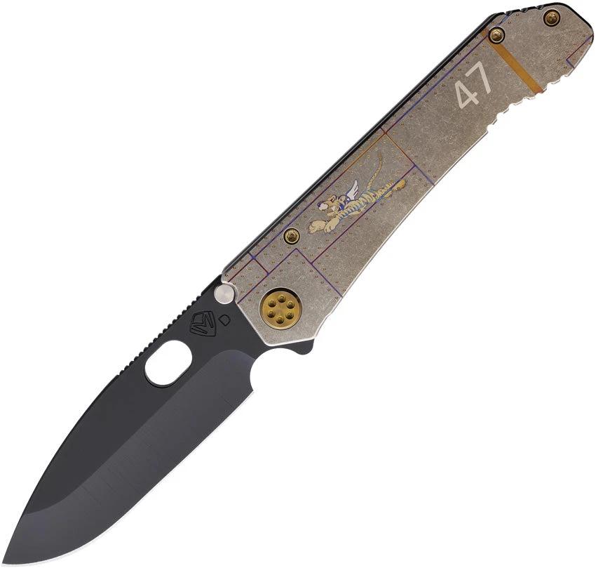 Medford 187 DP Framelock Tiger MD002DPQ-01TM-TICP by Medford