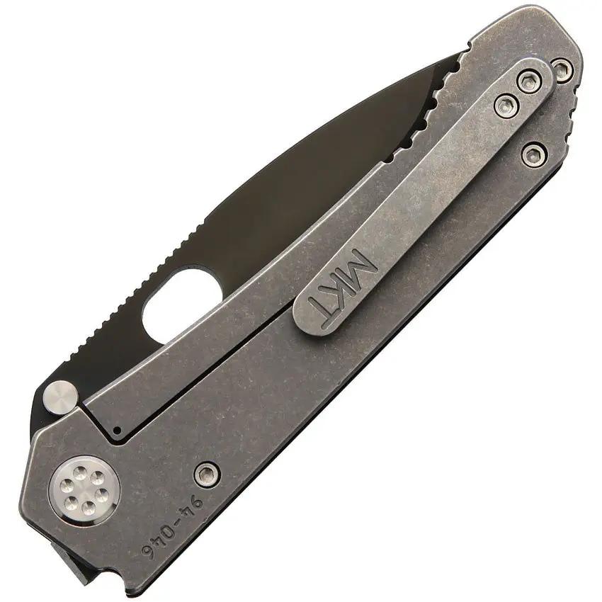 Medford Deployment Framelock Knife - 4.25 Inch D2 Black PVD Drop Point, G10 Handle With Titanium Back by Medford
