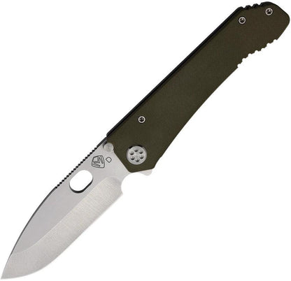 Medford Deployment Framelock OD D2 Tool Steel Blade G10 Handle With Titanium Back Extended Tang Water Tight Case