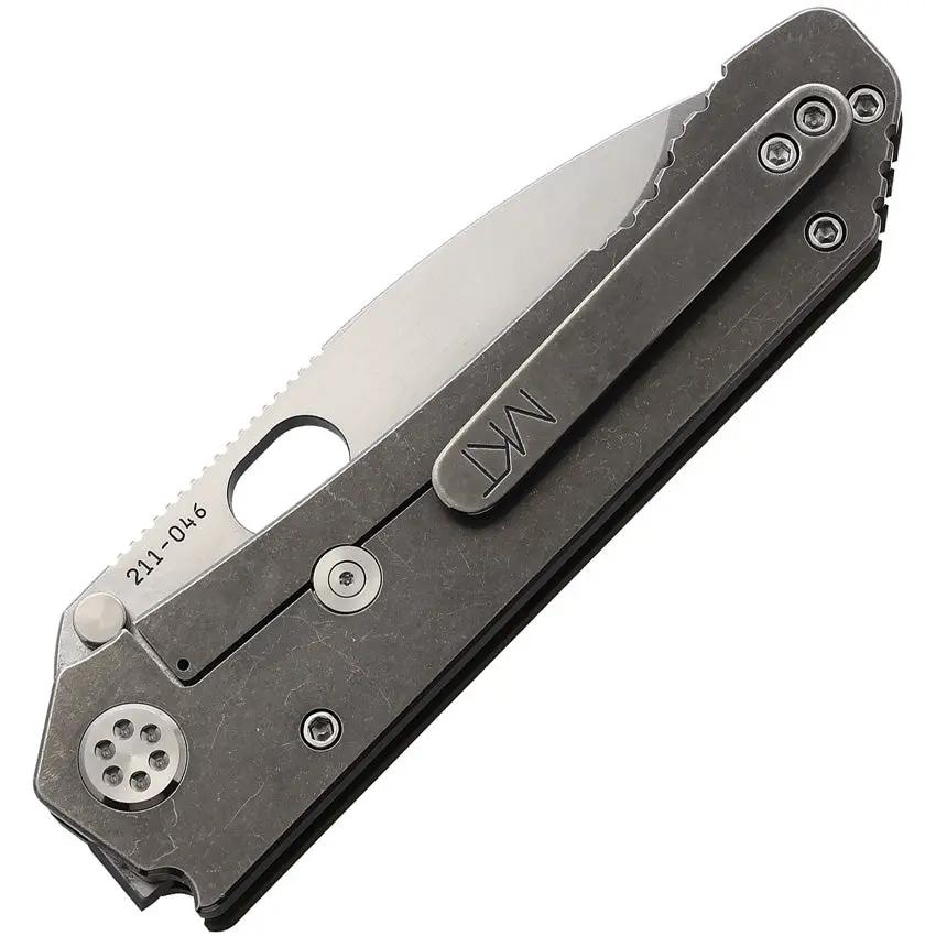 Medford Deployment Framelock OD D2 Tool Steel Blade G10 Handle With Titanium Back Extended Tang Water Tight Case by Medford