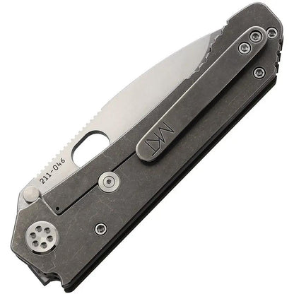 Medford Deployment Framelock OD D2 Tool Steel Blade G10 Handle With Titanium Back Extended Tang Water Tight Case by Medford