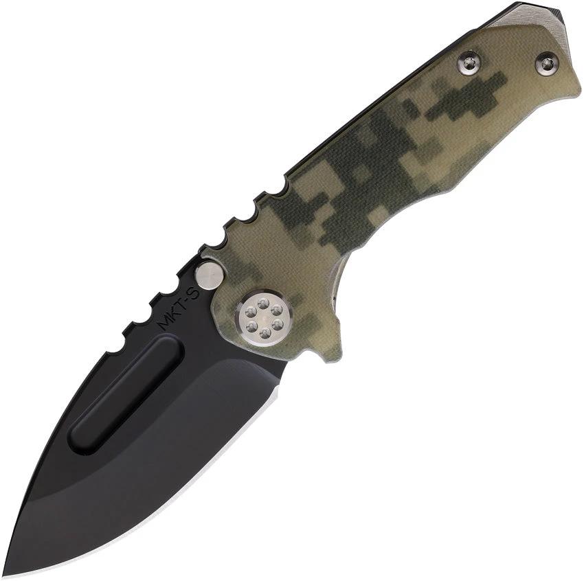 Medford Micro Praetorian G Framelock - 2.88 Inch S45VN Blade With DLC Coating And G10 Digital Camouflage
