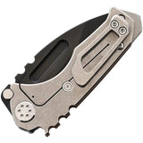 Medford Micro Praetorian Framelock Knife S35VN Drop Point Blade G10 and Titanium Back Handle by Medford