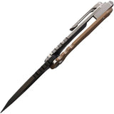 Medford Micro Praetorian Framelock Knife S35VN Drop Point Blade G10 and Titanium Back Handle by Medford