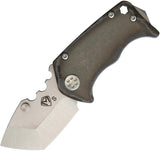 Medford Panzer Framelock - S35VN Tanto Blade With Anodized Titanium Handle And Glass Breaker