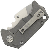 Medford Panzer Framelock - S35VN Tanto Blade With Anodized Titanium Handle And Glass Breaker by Medford