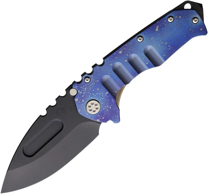 Medford Praetorian T Framelock - Flame Anodized Titanium Handle With S45VN Tanto Blade