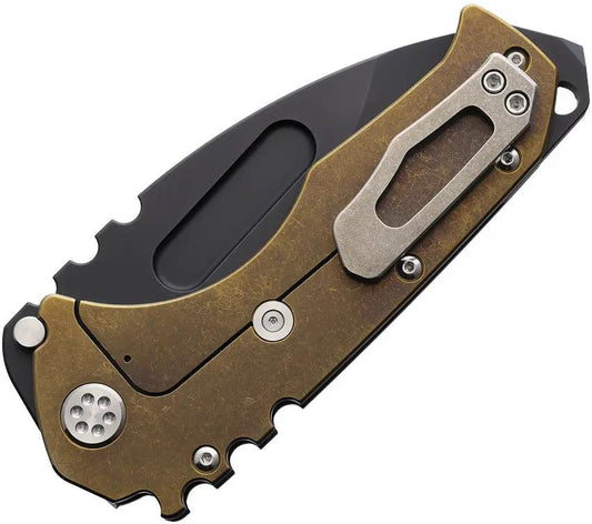 Medford Praetorian T Framelock - Flame Anodized Titanium Handle With S45VN Tanto Blade by Medford