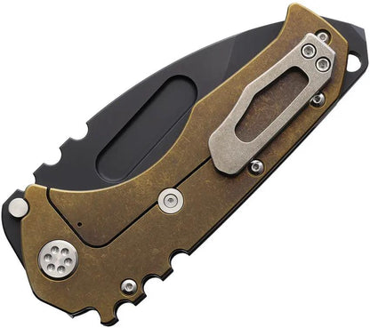 Medford Praetorian T Framelock - Flame Anodized Titanium Handle With S45VN Tanto Blade by Medford