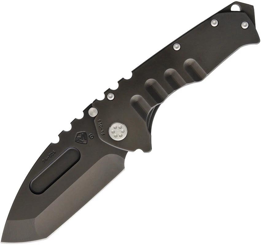 Medford Praetorian Framelock MK012SPT-30PV - Black PVD Coated S35VN Tanto Blade And Water Tight Case