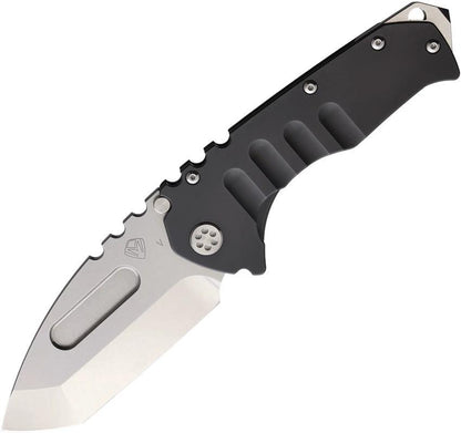 Medford Praetorian T Framelock DLC - CPM-20CV Tanto Blade, Black DLC Titanium Handle, Glass Breaker