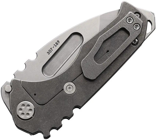Medford Genesis G Framelock Black G10 Handle S45VN Tanto Blade Glass Breaker Lanyard Hole by Medford