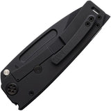 Medford Marauder H Framelock Knife - S45VN Black DLC Drop Point Blade, Titanium Handle by Medford