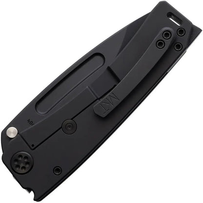 Medford Marauder H Framelock Knife - S45VN Black DLC Drop Point Blade, Titanium Handle by Medford