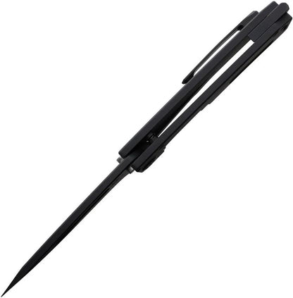 Medford Marauder H Framelock Knife - S45VN Black DLC Drop Point Blade, Titanium Handle by Medford