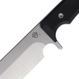 Medford Bonfire Fixed Blade Knife With 8 Inch 3V Steel Blade Full Tang Black G10 Handle Lanyard Hole Kydex Sheath by Medford