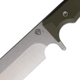 Medford Bonfire Fixed Blade MK0913TQ-10KO - 8 Inch 3V Steel Blade with OD Green G10 Handle by Medford