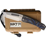 Medford Slim Midi Framelock Tanto MK201STT-03TM - S35VN Blade Flame Anodized Titanium Handle Lanyard Hole by Medford
