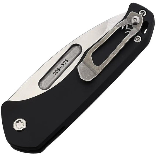 Medford Auto Swift Button Lock - Automatic Opening EDC Knife With Black Aluminum Handle by Medford