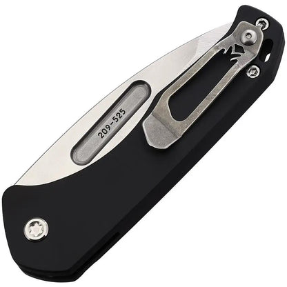 Medford Auto Swift Button Lock - Automatic Opening EDC Knife With Black Aluminum Handle by Medford