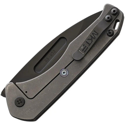 Medford Praetorian Slim DP - Black PVD S35VN Blade, Titanium Handle, Water Tight Case by Medford