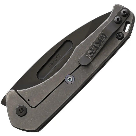 Medford Praetorian Slim DP - Black PVD S35VN Blade, Titanium Handle, Water Tight Case by Medford