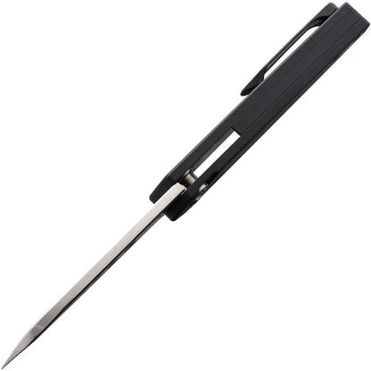 Medford Nosferatu Button Lock Knife - S35VN Blade With Black PVD Titanium Handle And Watertight Case by Medford