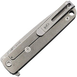 Medford M-48 Framelock Blue Knife - S35VN Blade Blue Aluminum Handle Extended Tang Pocket Clip by Medford