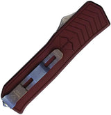 Medford Auto OTF Dagger S45VN Steel Red Handle - Premium Auto Knife For Tactical Use Everyday Carry Ready by Medford