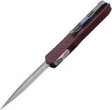 Medford Auto OTF Dagger S45VN Steel Red Handle - Premium Auto Knife For Tactical Use Everyday Carry Ready by Medford