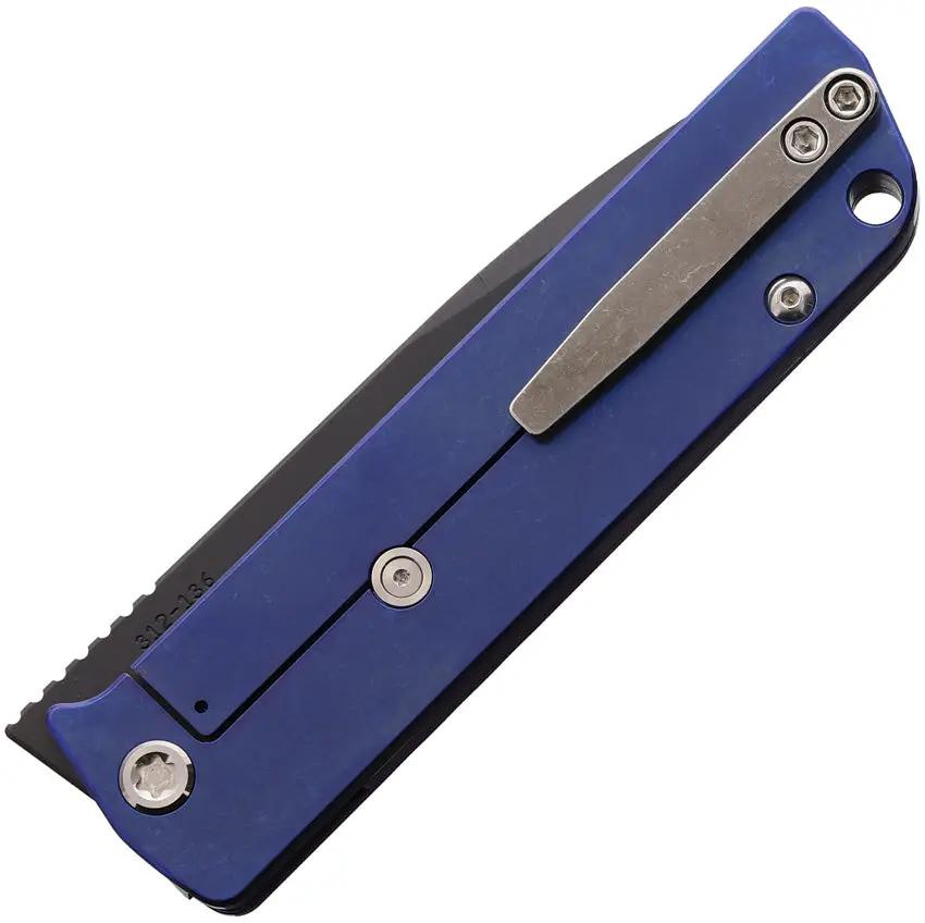 Medford Antik Framelock DLC Flame Knife - S45VN Blade, Flame Anodized Titanium Handle by Medford