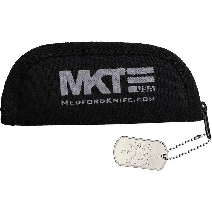 Medford Auto Smooth Criminal Button - Automatic Opening 3-Inch S35VN Black PVD Drop Point Blade 4-Inch Closed by Medford