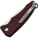 Medford Auto Smooth Criminal Button - Automatic Opening 3 Inch S35VN Drop Point Knife by Medford