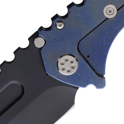 Medford Praetorian T Framelock Left - DLC S45VN Blade With Flame Anodized Titanium Handle by Medford