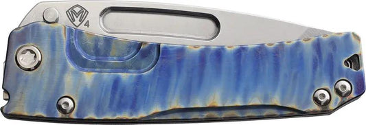 Medford Slim Midi Framelock Left MKL2014TT-03TM - S45VN Tanto Blade, Flame Anodized Titanium Handle, Water Tight Case by Medford
