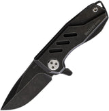 MecArmy Titanium Mini Linerlock Black EK33S PVD BLACK by MecArmy