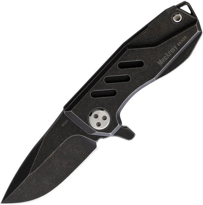 MecArmy Titanium Mini Linerlock Black EK33S PVD BLACK by MecArmy